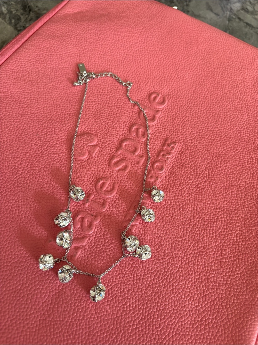 kate spade Crystal Drop Necklace